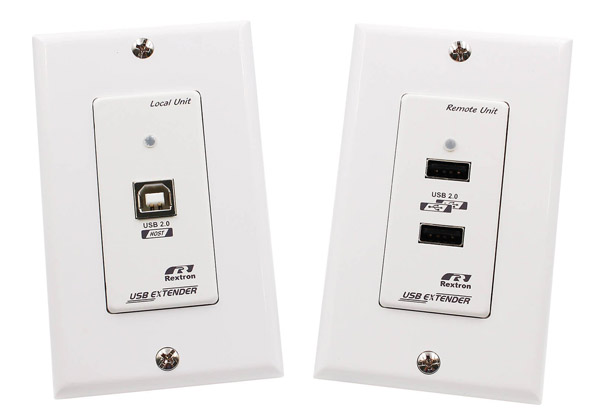 Wallplate USB 2.0 Extender