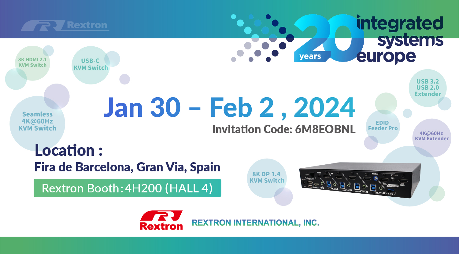 Rextron ISE 2024 Trade Show