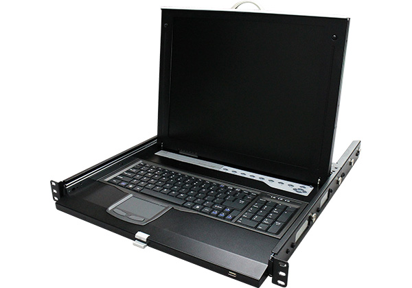 17 inch LED Console Drawer, Enhanced Rotating Mechanism