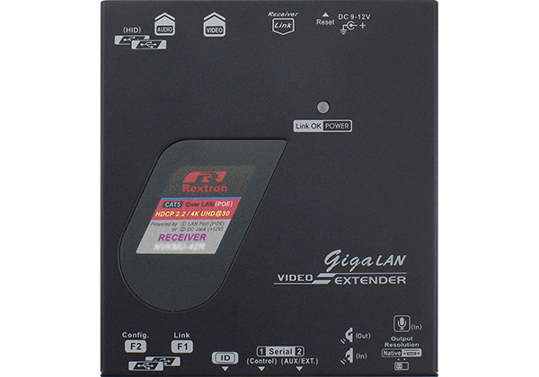 4K HDMI KVM Extender over IP with Serial, USB, IR, Audio ( Support Video Wall ) ( PoE ) ( Receiver )