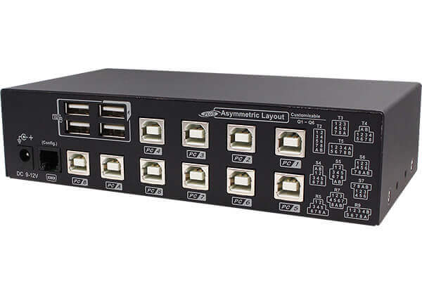 10 Port USB Switch with KM Synchronization Function